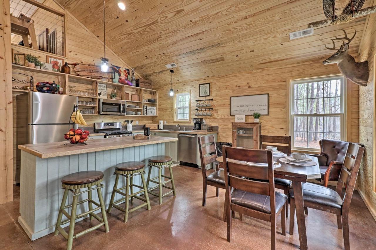 Peaceful Family Cabin On 10 Acres With Game Room! Heflin Eksteriør billede