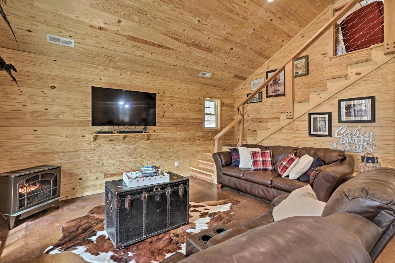Peaceful Family Cabin On 10 Acres With Game Room! Heflin Eksteriør billede
