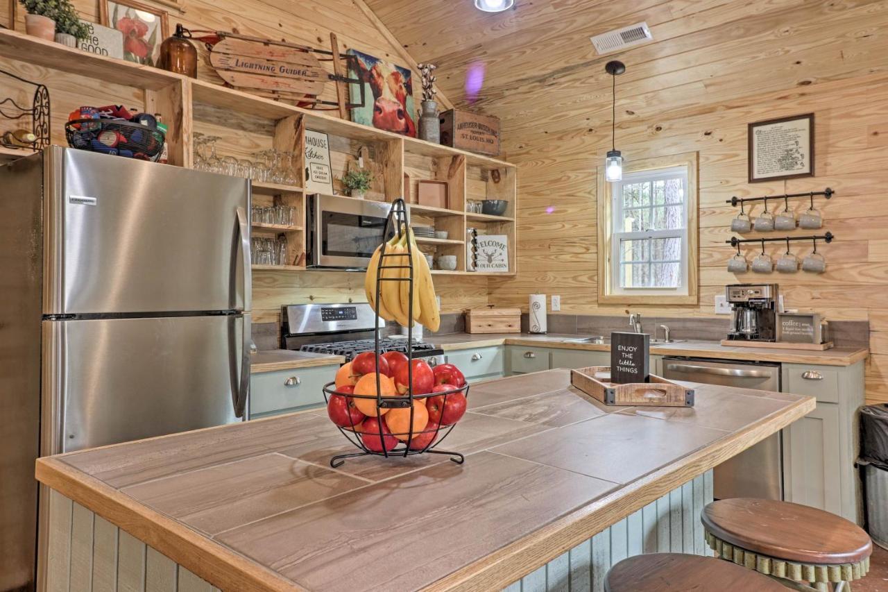 Peaceful Family Cabin On 10 Acres With Game Room! Heflin Eksteriør billede