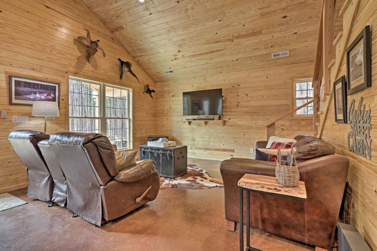 Peaceful Family Cabin On 10 Acres With Game Room! Heflin Eksteriør billede
