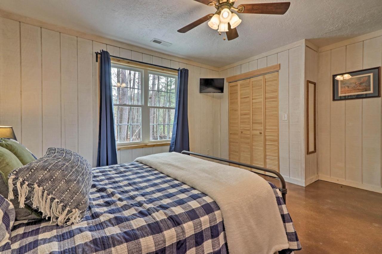 Peaceful Family Cabin On 10 Acres With Game Room! Heflin Eksteriør billede
